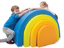 Softplay regenboogtunnel