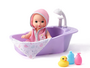 Pop met poppenbad set